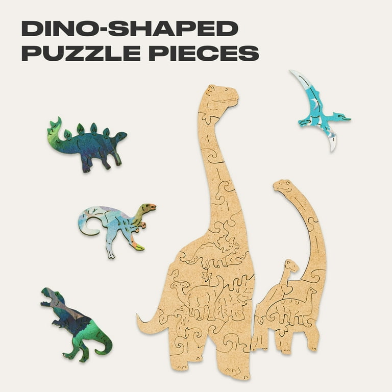 Wooden Triceratops Puzzle for kids - Unidragon