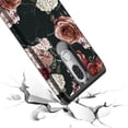 thumbnail image 5 of Coolpad Legacy Case, Rosebono Slim Hybrid Shockproof Hard Cover Graphic Fashion Colorful Skin Cover Armor Case For Coolpad Legacy (Black Marble Flower), 5 of 5