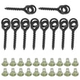 thumbnail image 4 of 10 Pcs Threaded Bait Screws 20Pcs Oval Rings Carp Rig  Stops, Screw Fishing Accessories Kit, 4 of 8