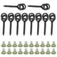 thumbnail image 1 of Tornillos para cebo Chod Rig Ring Stops, 10 piezas Tornillos para cebo con tornillos para cebo con anillos ovalados Topes para anillos de aparejo de carpa Tornillos para cebo con topes para ani, 1 of 14