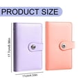 thumbnail image 4 of 100 Envelopes Savings Challenge Book – Premium Faux Leather Budget Planner with 100 Transparent Pockets & Secure Snap Closure – Fun Money Saving System for Adults & Families, 4 of 10