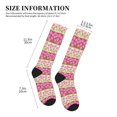 thumbnail image 4 of Sikiie Flowers 1 Pairs Compression Socks for Men and Women 15-20 mmHg Running Support Socks, 4 of 7