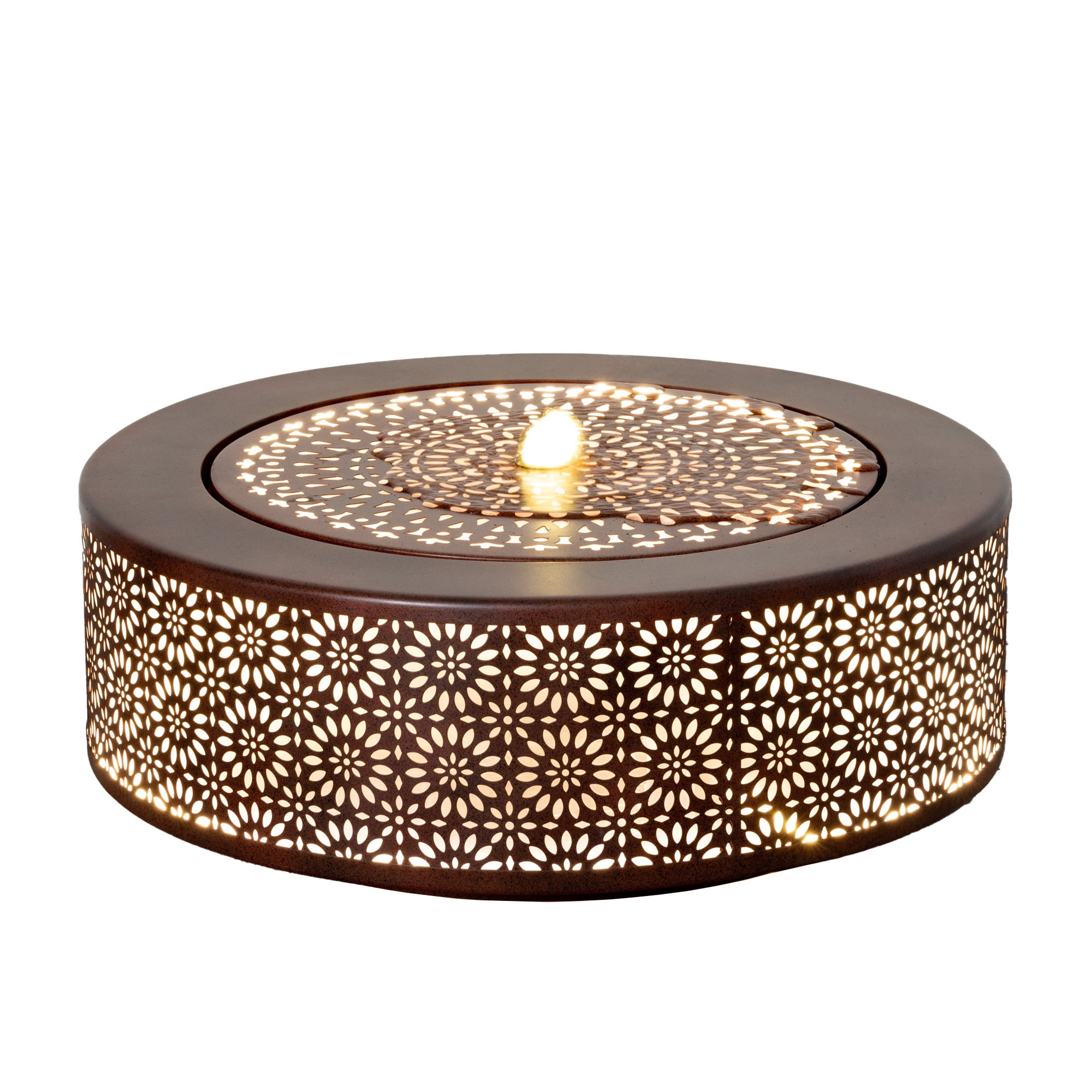 Sullivans 10.5" Large Pierced Copper Fountain, Metal