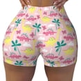 thumbnail image 2 of Fotbe Dinosaur Shorts Sin Costuras – Shorts Deportivos de Cintura Alta para Mujer, Elásticos para Gimnasio, Yoga, Running o Ciclismo-Large, 2 of 8
