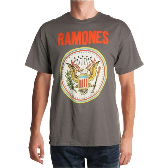 Band T-Shirt Graphique pour Hommes, Gris, Petit