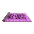 thumbnail image 2 of Ahgly Company Indoor Round Oriental Purple Traditional Area Rugs, 8' Round, 2 of 4