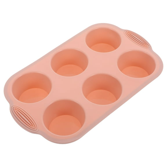 ELAYARD 6-Cup Silicone Cake Mold Non-Stick Bakeware for Baking Fast Heat Conduction