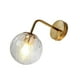 thumbnail image 1 of Bewildely Lámpara de bola de cristal de luz de pared que no deslumbra con accesorios de Base de Metal de Cable decoración del hogar para Iluminación y accesorios, 1 of 6