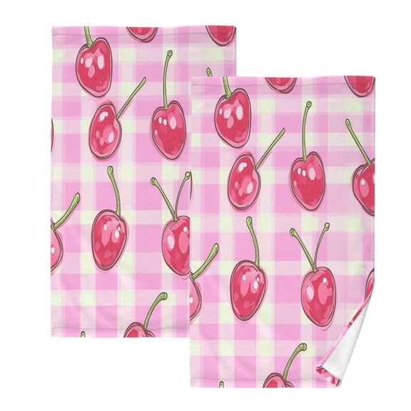 BZSMCE Face Towel Hand Towel Bath Towel Cotton Bath Towel Sets Hand Bath Towels Fashion Cherry Bliss Pattern