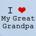thumbnail image 2 of CafePress - I Heart My Great Grandpa Infant Bodysuit - Baby Light Bodysuit, Size Newborn - 24 Months, 2 of 4