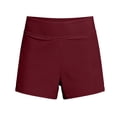 thumbnail image 5 of MGDXOX Womens Swim Shorts High Waisted Bathing Suit Bottoms Swimsuit Tankini Boy Shorts Boardshorts Swimsuit Wine XL, 5 of 5