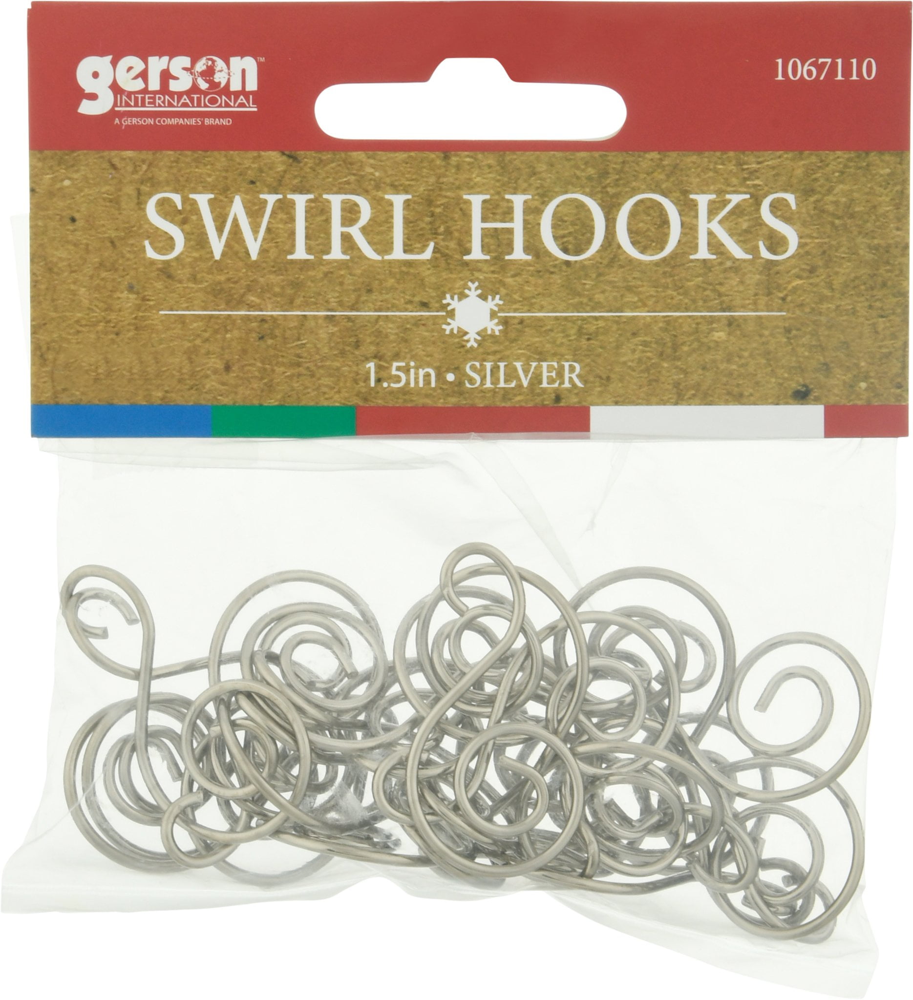 Wrapables Christmas Tree Ornament Hooks, S-Shaped Swirl Hooks for Hanging  Decorations (Pack of 80)