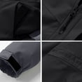 thumbnail image 5 of EazyTech Rain Jacket Men Women Waterproof Outdoor Jacket Colorblock Lightweight Windbreaker With Hood For Running Hiking Travel, 5 of 9