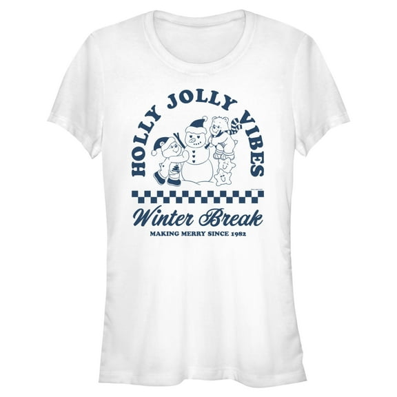 Junior's Care Bears Holly Jolly Vibes Graphic T-Shirt