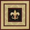 thumbnail image 2 of Gaynor, janice 15x15 White Modern Wood Framed Museum Art Print Titled - Fleur de Lys II, 2 of 4