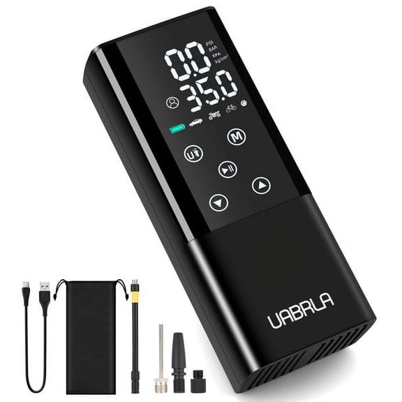 UABRLA UABRLA-cqb Adjustable Noise Level Tire Pump & inflator - Black