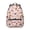 Pink Baseball Gear, variant on Pink Baseball Gear Pattern Backpack for School, Cute School Bag with Adjustable Shoulder Straps and Padded Back, 15.3"x11"x7.1"