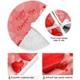 thumbnail image 5 of FMSHPON Valentine Valentines Day Red Heart Balloons Xmas Christmas Tree Skirt Stand Mat for Holiday Party Decoration Indoor Outdoor 36 inches, 5 of 6