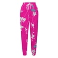 thumbnail image 5 of Sweatpants for Women Fall and Winter Elastic Waisted Casual Print Loose Joggers Comfy Ankle Pants, 5 of 5
