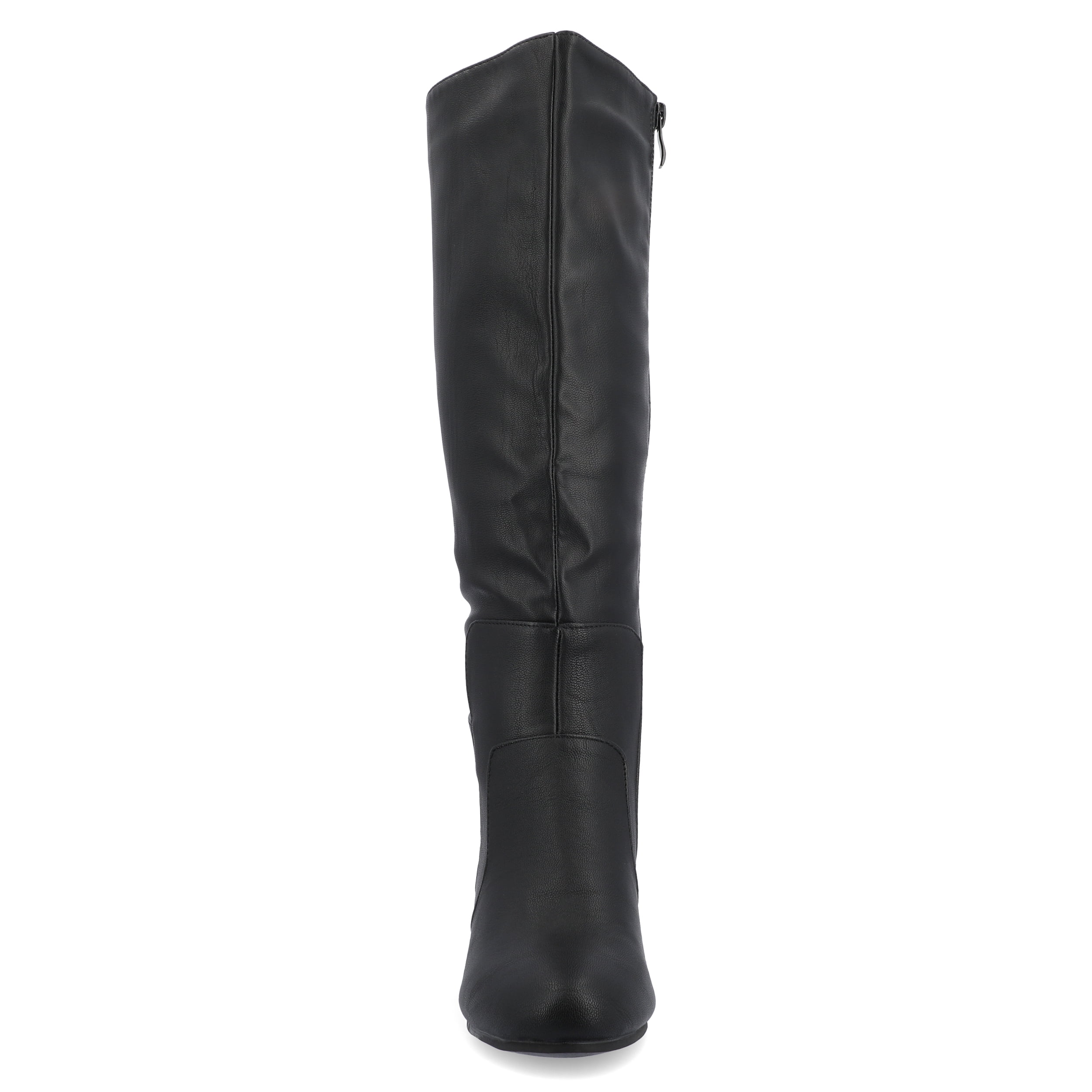 Journee Womens Carver Stacked Heel Knee High Boots