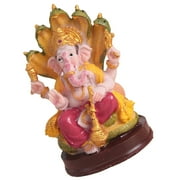 Side-lying Resin Elephant God Indian Trunk Painted Crafts Decorative Ornaments Accessories