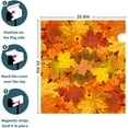 thumbnail image 6 of Fall Maple Leaves Mailbox Cover Magnetic Custom Autumn Decor Colorful Painting Wraps Post Letter Box Decorative for Outside Garden Yard Home Standard Mailbox 18x21 in, 6 of 6