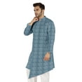 thumbnail image 2 of Atasi Indian Designer Kurta For Mens Casual Traditional Printed Ethnic Long Shirt Kurta, 2 of 7