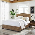 thumbnail image 2 of Bowery Hill Queen Size Panel Bed in Wood in Natural - Easy Assembly, 2 of 10