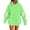 Army Green, variant on Riecok Hoodie for Women with Bows Long Sleeve Hooded Sweatshirts Drop Shoulder Drawstring Pullover Tops Casual Fall Clothes