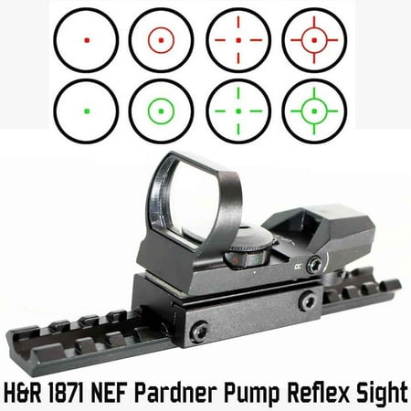 H&R1871 NEF Pardner Pump accessories sight 4 reticles with mount 12 Gauge Shotgun., H&R 1871
