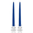 thumbnail image 2 of 1 Pair Taper Candles Unscented 12 Inch Royal Blue Tapers .88 in. diameter x 12 in. tall, 2 of 2