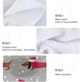 thumbnail image 5 of SKYSONIC Dachshund Christmas Hat Sweater Hanging Hand Towels with Hanging Loop, Hand Towels Soft Thick Dish Cloth Hand Towels for Kitchen Bathroom, with Hanging Loop, 12"x17", 5 of 6