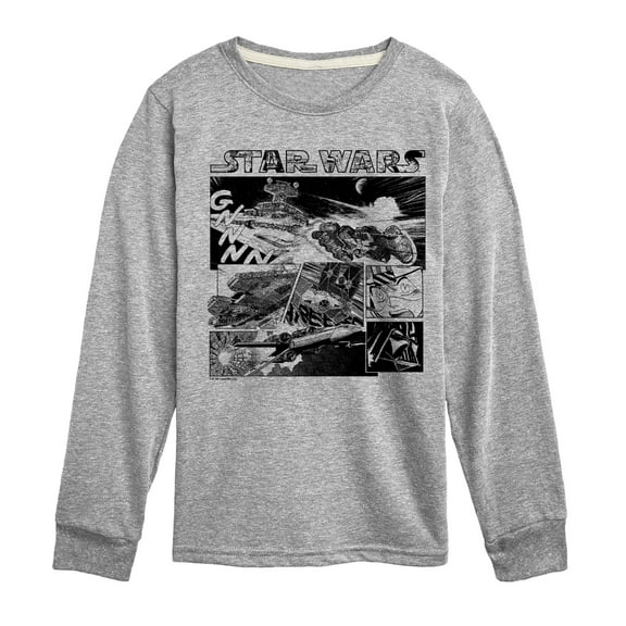 Star Wars - Comic Panel - Toddler And Youth Long Sleeve Tee