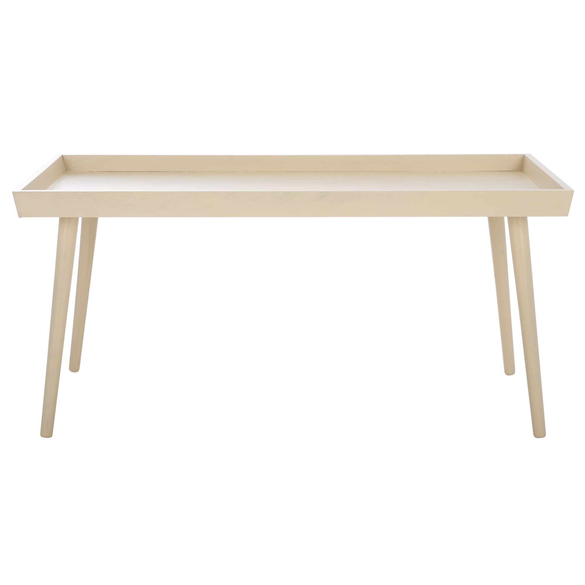Safavieh Nonie Modern Tray Top Wood Coffee Table  Sand