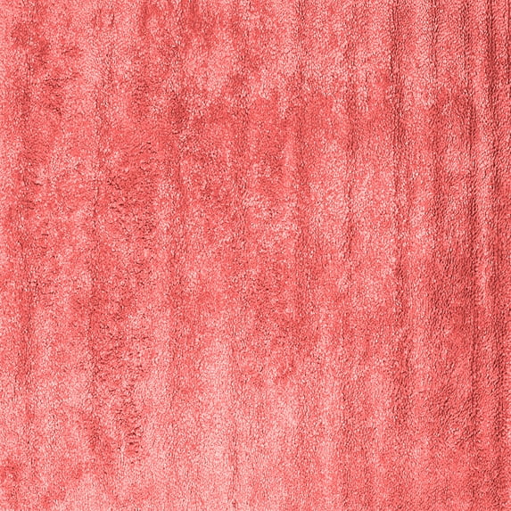 Ahgly Company Indoor Square Abstract Red Contemporary Area Rugs, 8' Square