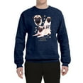 thumbnail image 2 of If It's Not a Pug It's Just a Dog Gift | Mens Dog Lover Crewneck Graphic Sweatshirt, Vintage Heather Navy, Small, 2 of 3