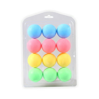 50pcs/pack 40mm Frosted Ping Pong Ball Portable Bright Color Rust Resistant  Table Tennis Ball For Practice