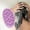 Violet, variant on TOOYFUL Hair Scrubber Silicone Scalp Brushes Comfortable Wet and Dry Hair Scalp Massager for Thick Curly Wet and Dry Hair Hotel Dorm Green