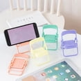 thumbnail image 2 of Steve Mignon Petit Support de Téléphone pour Chaise Support de Téléphone Pliable pour Bureau Support de Téléphone pour Bureau Violet,1 * Support de Téléphone Mobile,Violet, 2 of 8