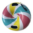 thumbnail image 3 of Winter Snow Tube Dia 91cm Snow Toys Sleigh with Thickness Bottom Tube Inflatable Multicolor, 3 of 9
