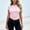 Watermelon Red, variant on Womens Short Sleeve T Shirts - Buttery Soft Summer Crop Tops Slim Fit Y2k Basic Tees for Workout Yellow