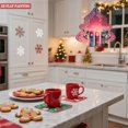 thumbnail image 7 of Stylish Metal Hanging Christmas Tree Wind Spinner - Concentric Lines Festive Candles Floral Accents - Perfect for Yard & Garden Decor, 7 of 7