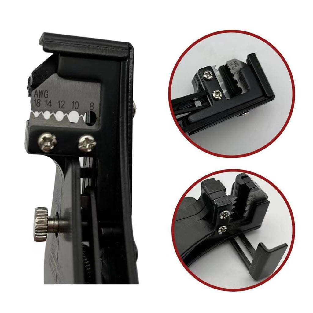 Zeiwohndc 3 In 1 Automatic Wire Stripper Crimper Tool Ergonomic Grip With Antislip Handle