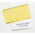 thumbnail image 2 of Traceease Alphabet Lettering Template Drafting Tools,Lower Case-Upper Case-Numbers Alphabet Letter Stencils, 2 of 6