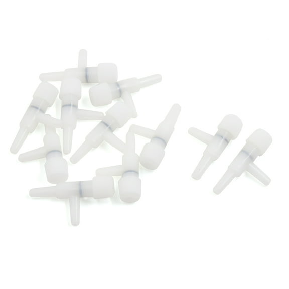 10pcs White Airflow Control Valve Aquarium Fish Tank Air Pump Accessories