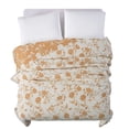 thumbnail image 3 of The Pioneer Woman Agatha Floral Gauze Quilt, King, Amber Yellow, Reversible Bedding, 3 of 9