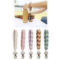 thumbnail image 2 of Handmade Bracelet Key Chain for Women Wristlet Keyring Braided Car Key Holder Non-rust Keychain Wrist Lanyard for Purse, 2 of 4