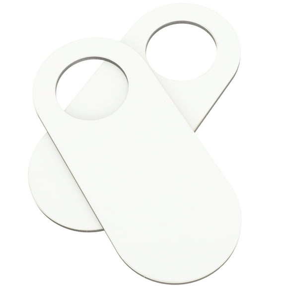 DRAFIDEEP Wooden Door Hangers 2Pcs 9.1x3.9In For Decor