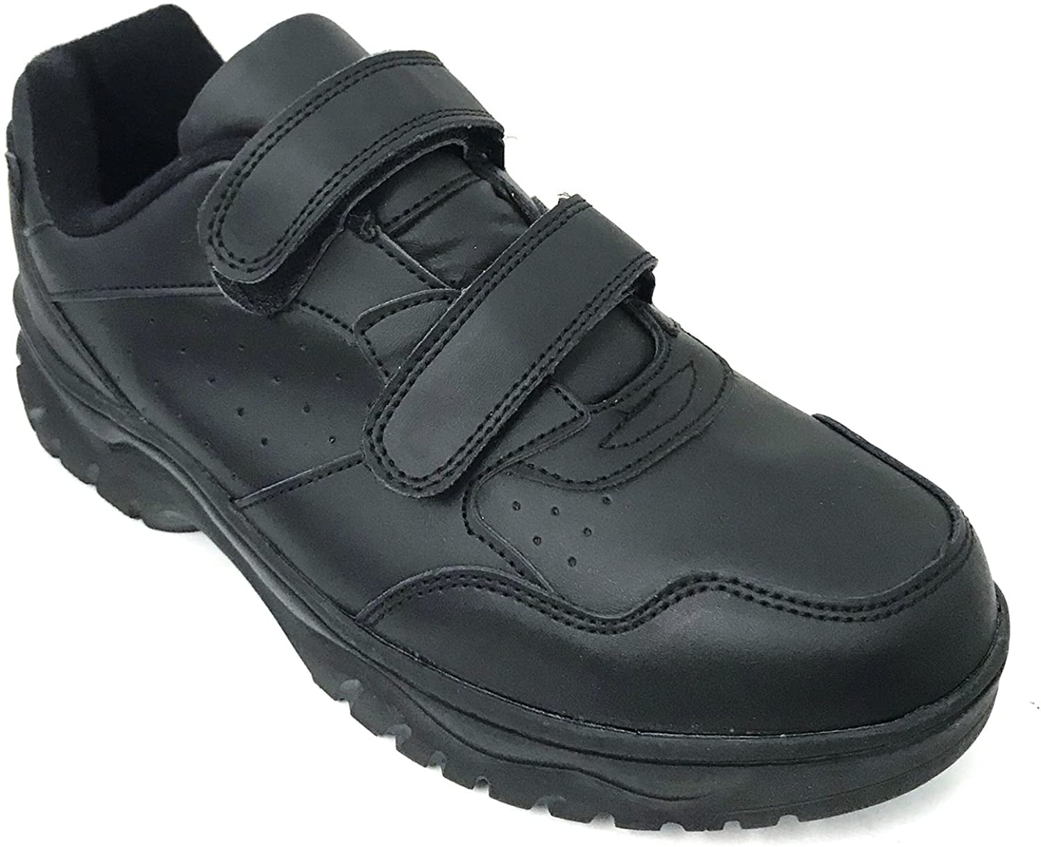 Men's Sneakers Comfort Walking Hook and Loop Work Shoes - Walmart.com