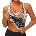 thumbnail image 3 of Balery Cat Holding Mugshot Sign Sujetadores deportivos con espalda cruzada para mujer, acolchados, sin costuras, de alto impacto, ideales para yoga, gimnasio, entrenamiento y fitness.-, 3 of 8